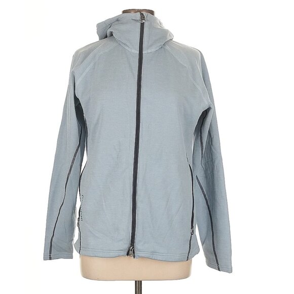 Houdini Sportswear W's Outright Houdi Zip Up Long Sleeve Hoodie Hood Jacket Coat - Picture 2 of 6